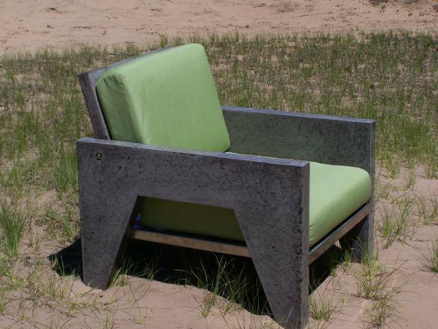 Curt Pieper, concrete chair