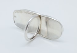 Ring 6: Etched sterling