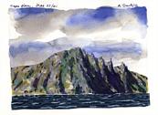 Cape Horn, watercolour