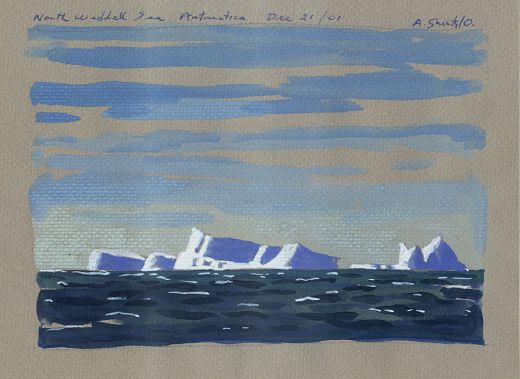 North Weddell Sea, watercolour