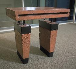Aviña, concrete end table