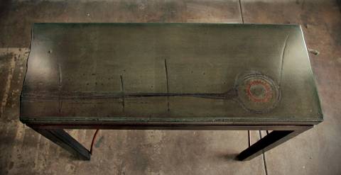 Heath Beeman, concrete table